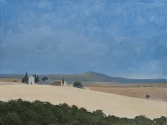 Kápolna Pienza közelében, 2012 (akril, vászon)